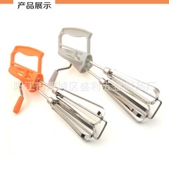 Yangjiang Factory Direct Stainless Steel Handheld Dual Rotation Manual Eggbeater, Batter Cake Mixer