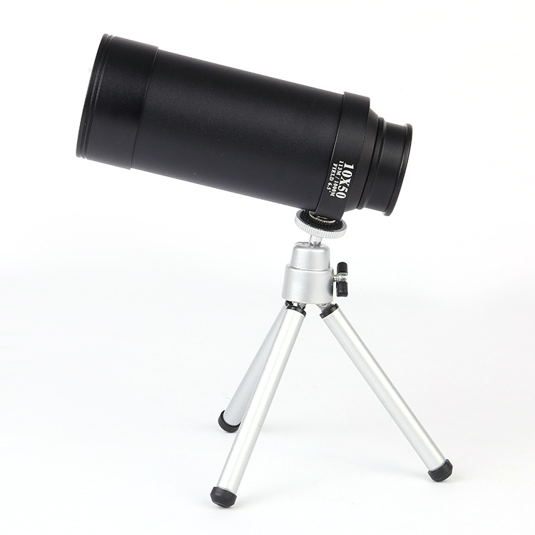 厂家供货海盗镜10x50伸缩金属单筒望远镜高倍高清