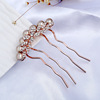 Hair stick, hair accessory from pearl, hairgrip for mother, Korean style, Birthday gift