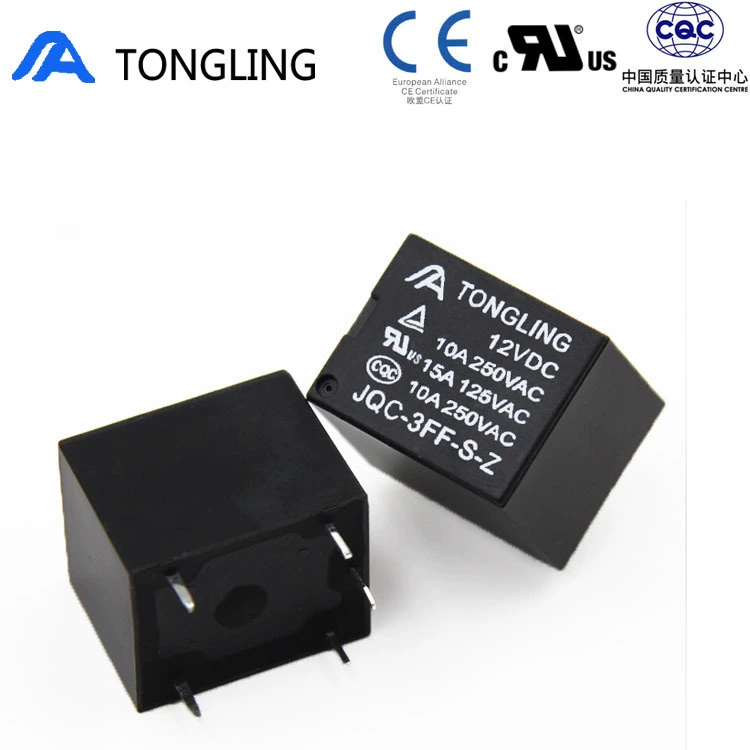 Пятифутовый реле 5V/6V/9V/12V/24V дома T73 малое электромагнитное реле jqc-3FF