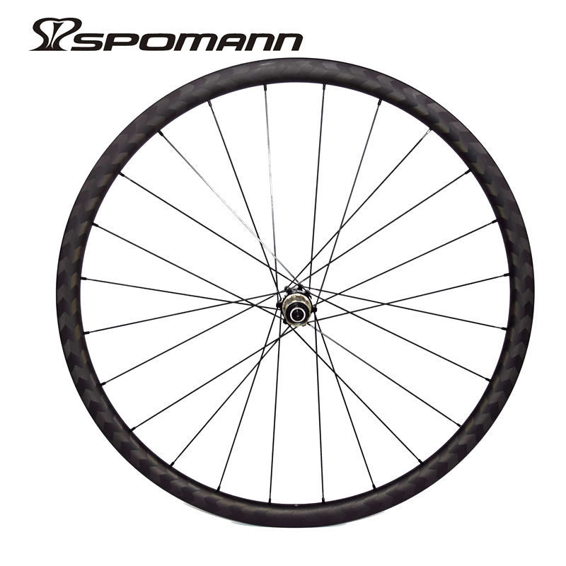 Cross-border supply carbon fiber wheel set road bike 30 high color pattern road bike 700C wheel set open bead brake