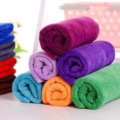 Manufacturer wholesale microfiber brushed car towel, sports towel, household daily soft absorbent towel with logo