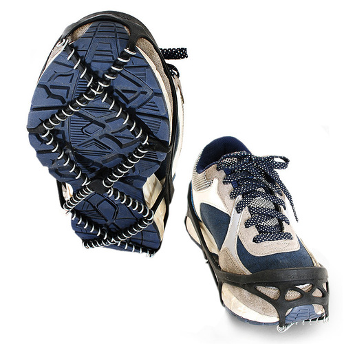 Selpa outdoor spring shoe covers thickened urban simple anti-skid claws mountaineering shoe spikes anti-skid foot covers snow claws