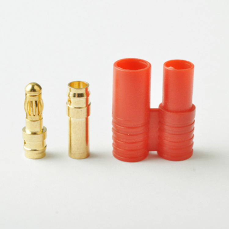 供应模型用连接器 3.5mm镀金香蕉插头 3.5mm金插厂家直销