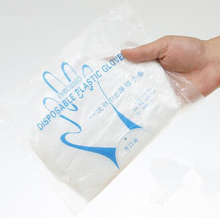 Disposable catering gloves, 100 pieces, transparent thickened beauty housekeeping cleaning and hygiene gloves