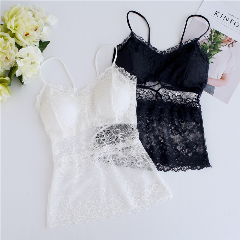 long lace sexy universal bra top