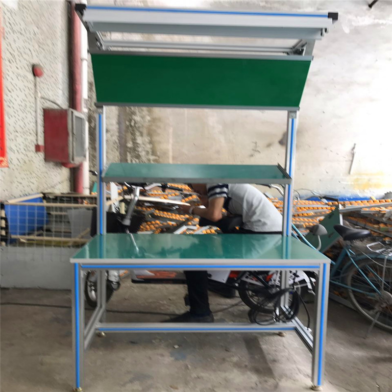 厂家直销4040铝型材流水线作业台铝合金防静电工作台