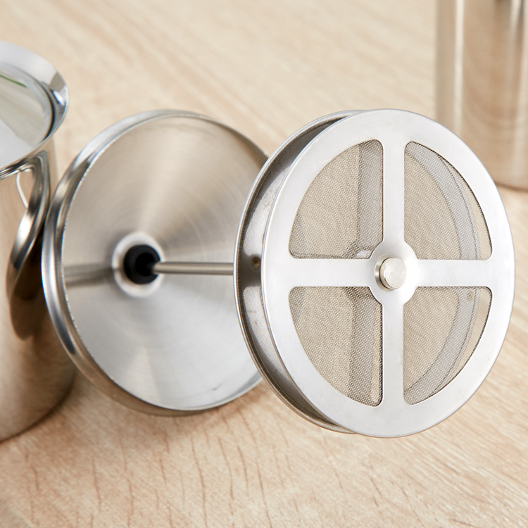 Aparato de café de acero inoxidable Espumador de leche manual Espumador de leche café capuchino Espumador de leche de acero inoxidable