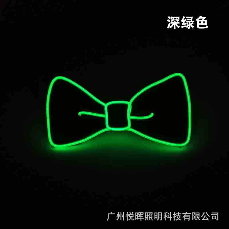 Corbata de Moño Luminosa LED para Mascarada, Fiesta de Bodas, Fiesta de Baile en Discoteca, Corbata de Moño LED Brillante con Cambio de Color