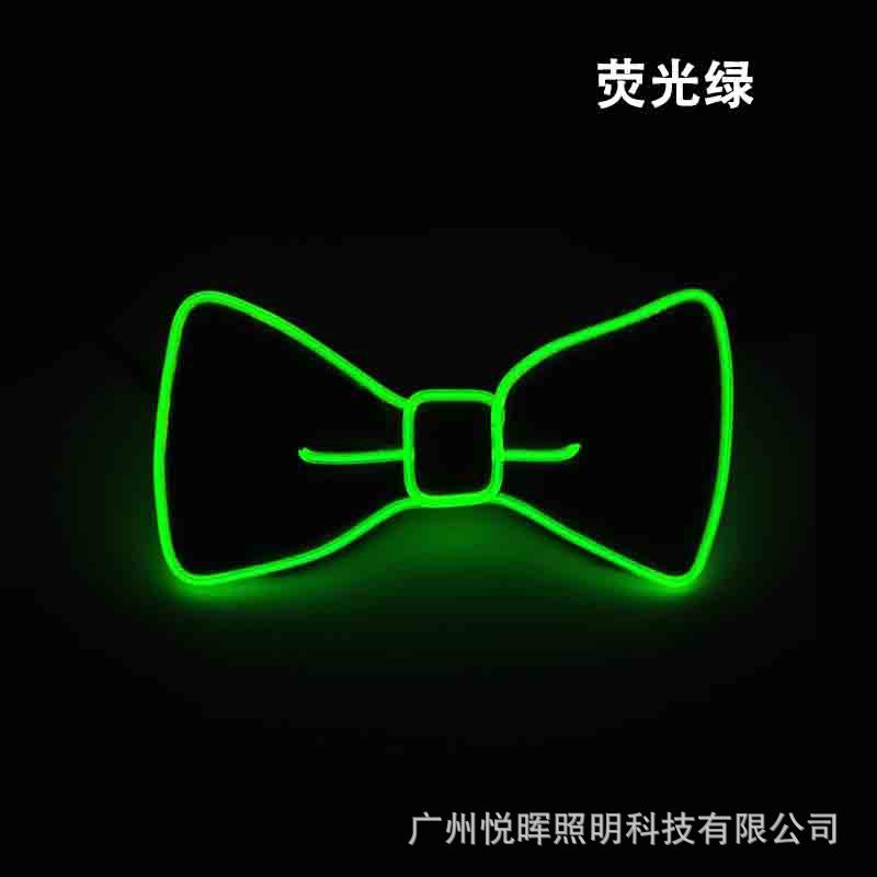 Corbata de Moño Luminosa LED para Mascarada, Fiesta de Bodas, Fiesta de Baile en Discoteca, Corbata de Moño LED Brillante con Cambio de Color