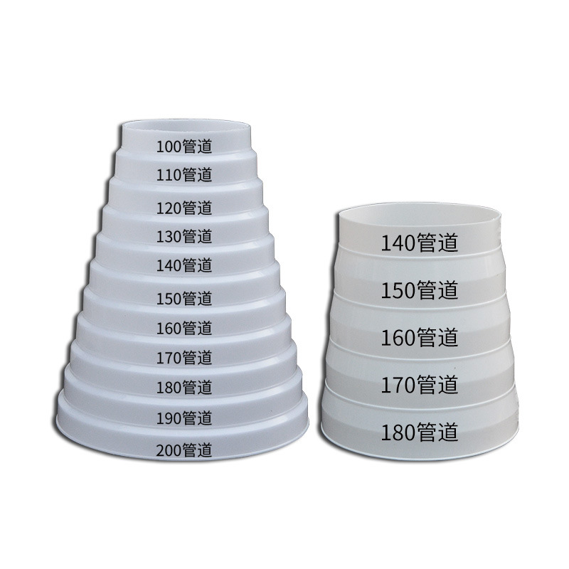 抽油烟机排烟管变径圈 烟管变径转换头烟机烟道变径大小转换接头