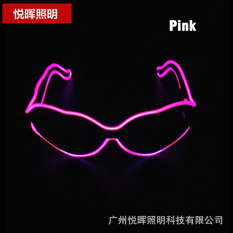 Nuevas gafas luminosas LED con forma de corazón, a la moda, para hombres y mujeres, estilo pareja, para fiestas, bailes, fotos.