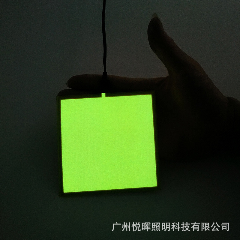 El luz fría película y DC-5V controlador USB traje tamaño 10x10cm el luminiscente película LCD retroiluminación