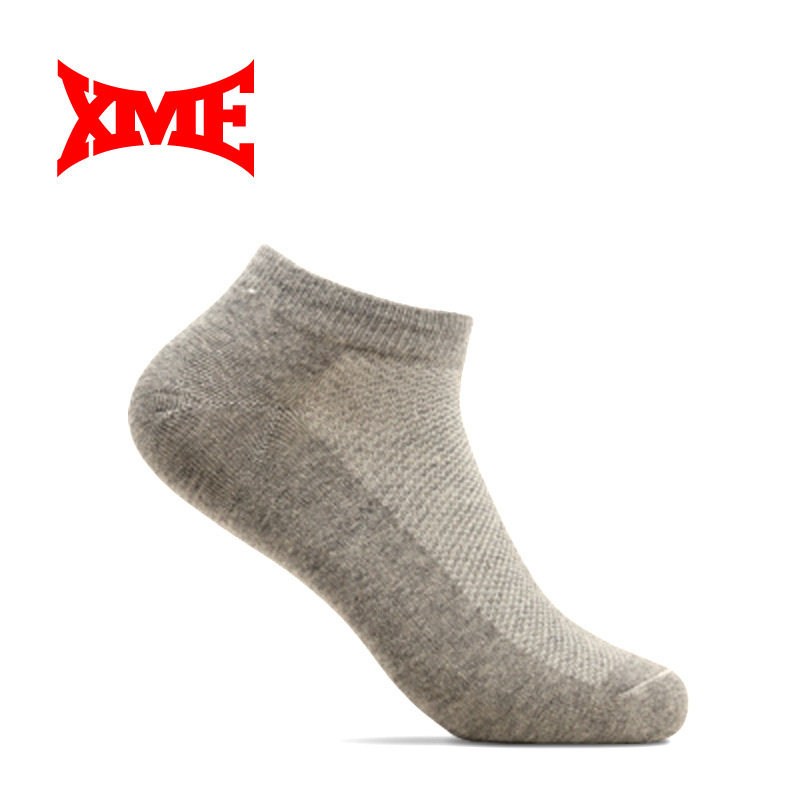 Spot Cotton solid color men's business casual socks sweat-absorbent mesh breathable low socks