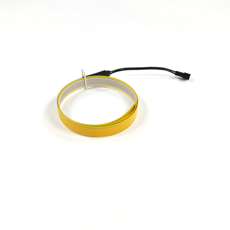 EL Cinta resalte tira de luz fría tamaño 100x1cm con conductor intermitente DC-3V