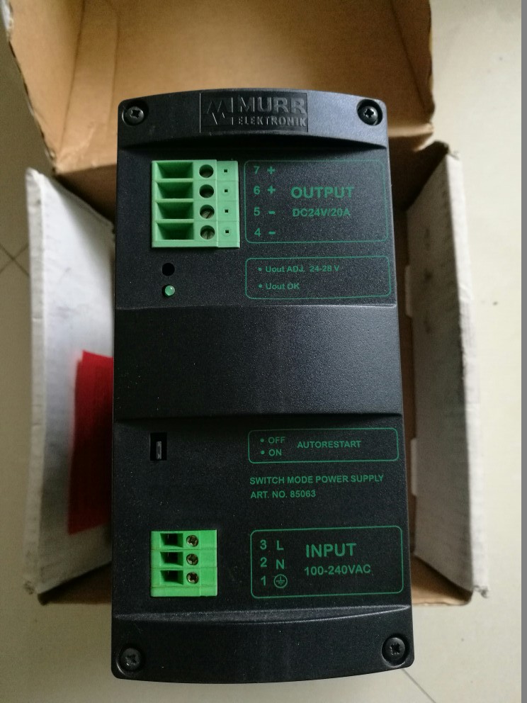 全新穆尔MURR开关电源85063 MCS20-115-230/24