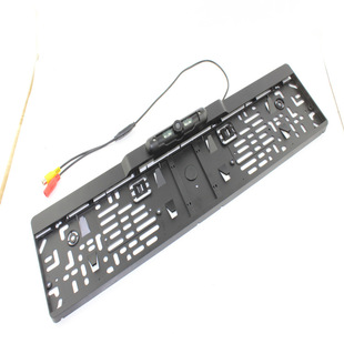 Hot selling European license plate frame camera car rear view HD CCD with night vision reversing rear view HD camera