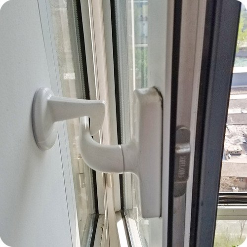 A door stop bumper handle noise-reducing anti-collision hook shock-absorbing pad door lock protector