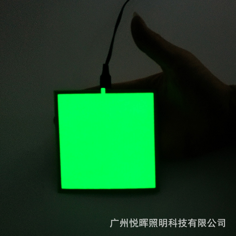 El luz fría película y DC-5V controlador USB traje tamaño 10x10cm el luminiscente película LCD retroiluminación