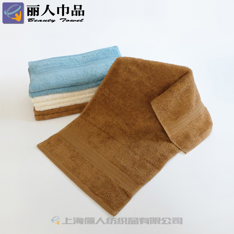 Factory Custom Weaving and Dyeing, Pure Egyptian Cotton Thickened Face Towels, Hotel Satin Towels, Wholesale in Stock, Can Be Embroidered