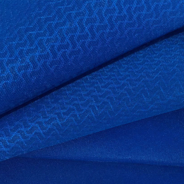 三明治51009不规则水波形面料涤纶鞋子坐垫面料染色箱包服装面料