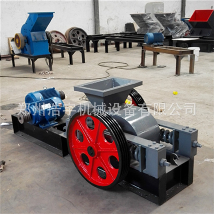 浩宇机械供应对辊破碎机双辊破碎机对辊式破碎机对辊制沙机制砂机