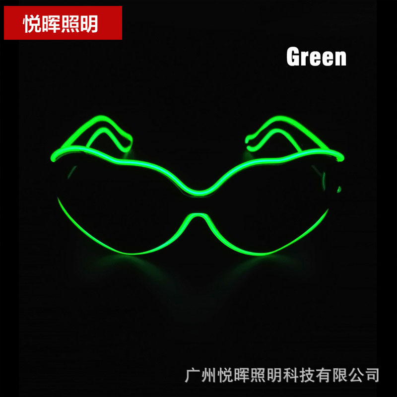 Nuevas gafas luminosas LED con forma de corazón, a la moda, para hombres y mujeres, estilo pareja, para fiestas, bailes, fotos.