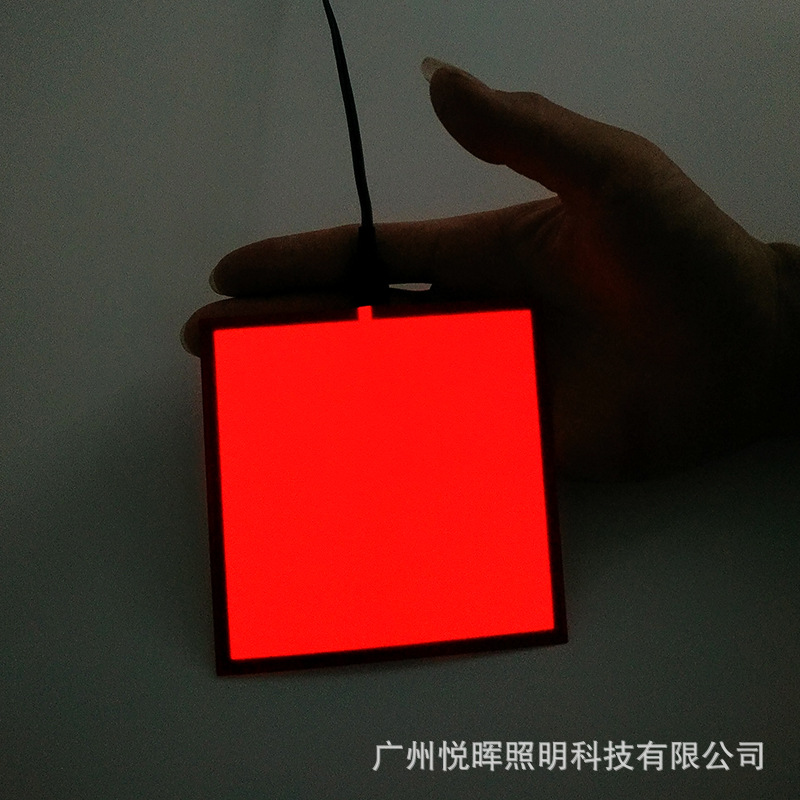 El luz fría película y DC-5V controlador USB traje tamaño 10x10cm el luminiscente película LCD retroiluminación