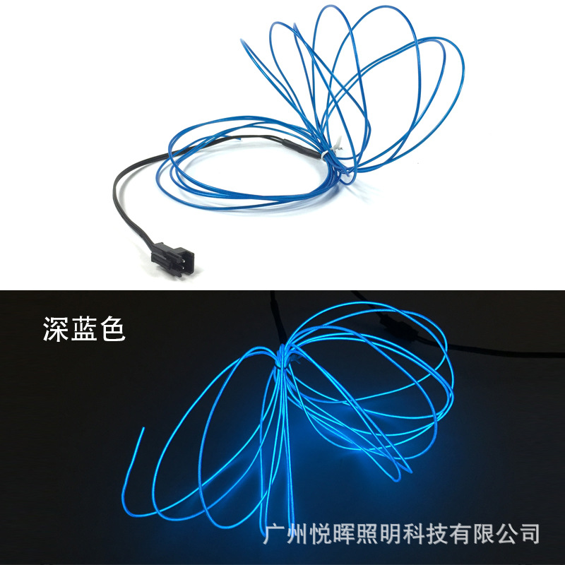 3V caja de la batería 1,3mm luz fría traje interior colorido luminoso decoración mochila zapatos y sombreros joyería luminosa