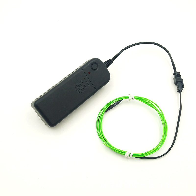 3V caja de la batería 1,3mm luz fría traje interior colorido luminoso decoración mochila zapatos y sombreros joyería luminosa