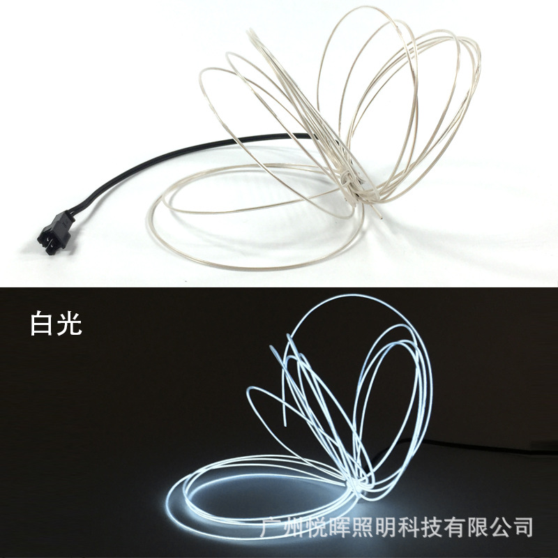 3V caja de la batería 1,3mm luz fría traje interior colorido luminoso decoración mochila zapatos y sombreros joyería luminosa