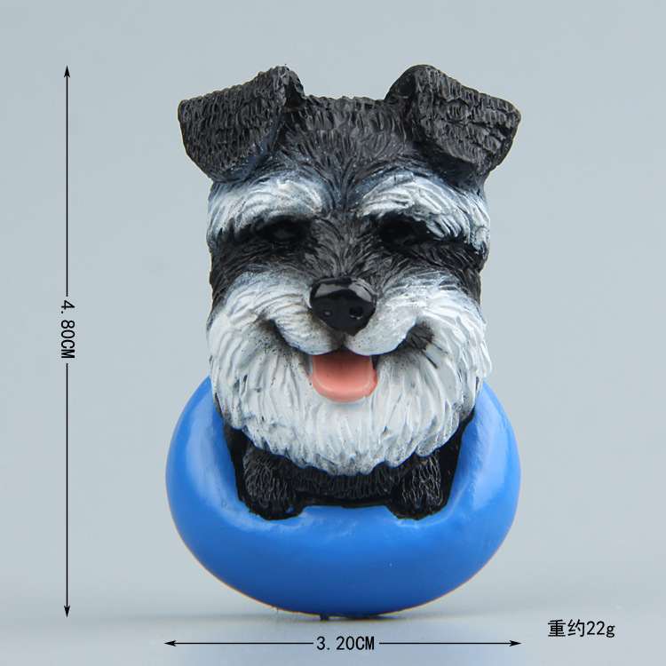 萌えタイプの世界の名犬ハチ士柯基闘牛犬模型柴犬犬年手作り冷蔵庫貼り人形磁力貼り|undefined