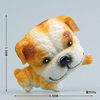 Moe World Famous Dog Hatskki Bill Fighting Dog Model Shiba Inu Dog New Year's hand -made refrigerator sticker doll magnetic sticker