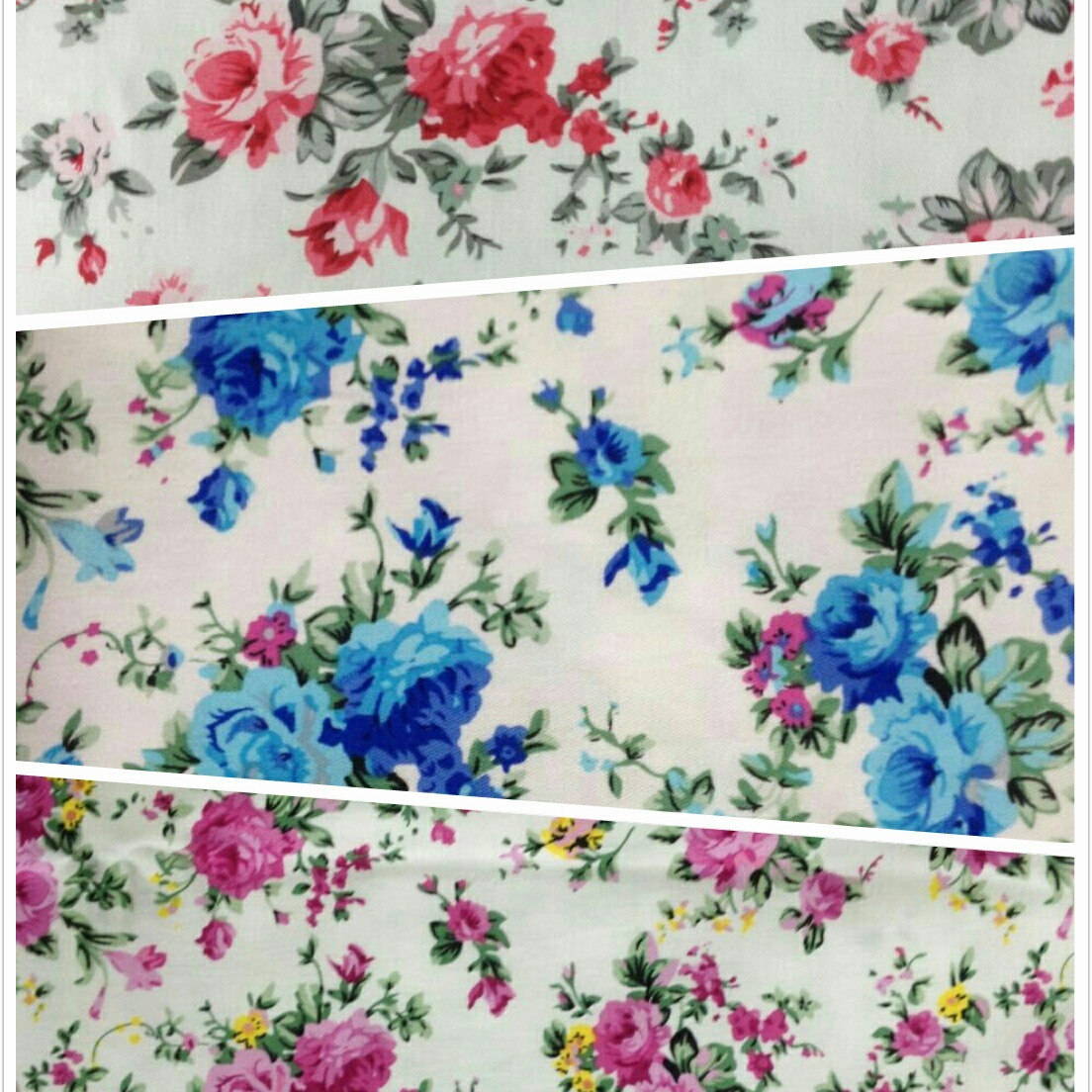 小碎花弹力活性水印外套裤子服装面料