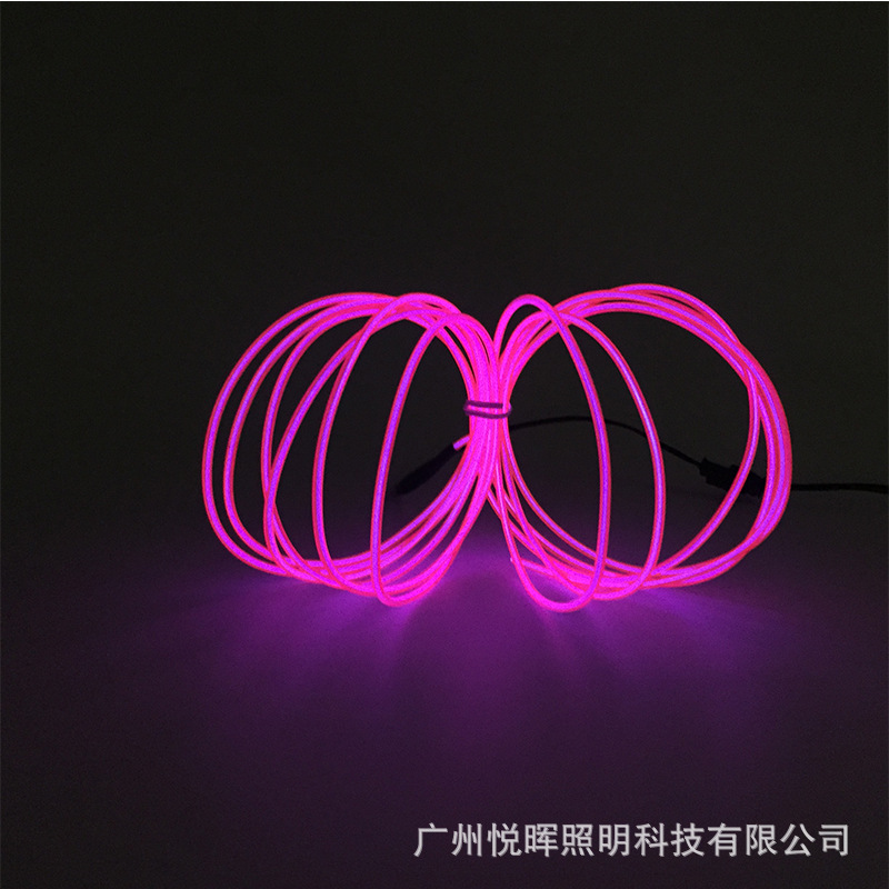 5 Interfaz VUSB 2,3mm luz fría traje 10 colores luz luminosa decoración interior DIY forma luminosa Luz