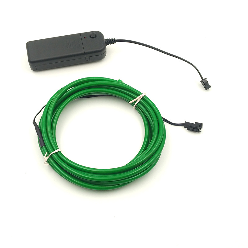 3V caja de batería 5,0mm luz fría traje 10 color brillante el luminoso publicidad decoración DIY props