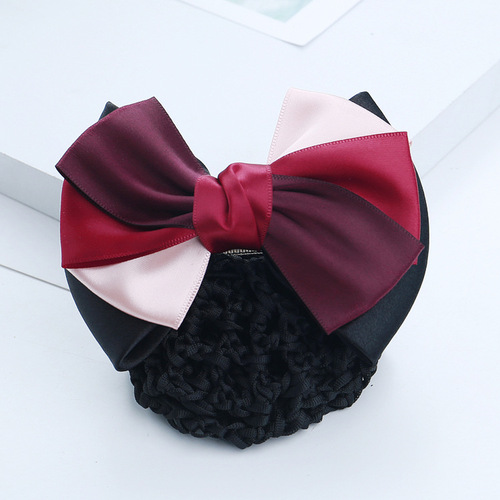 Professional hairpin, Korean style hairpin, bow hair accessory, nurse card issuance, hotel post bank flight attendant card issuance