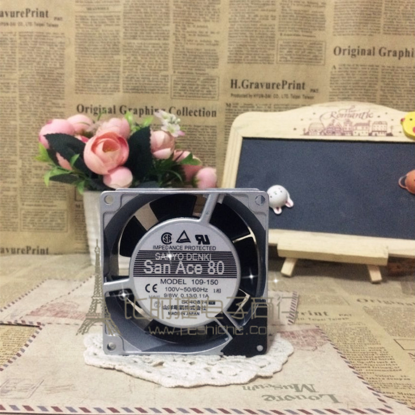 SANACE80/Petit Ace38 109-150 100V/115V 80*38MM 铝框轴流风扇