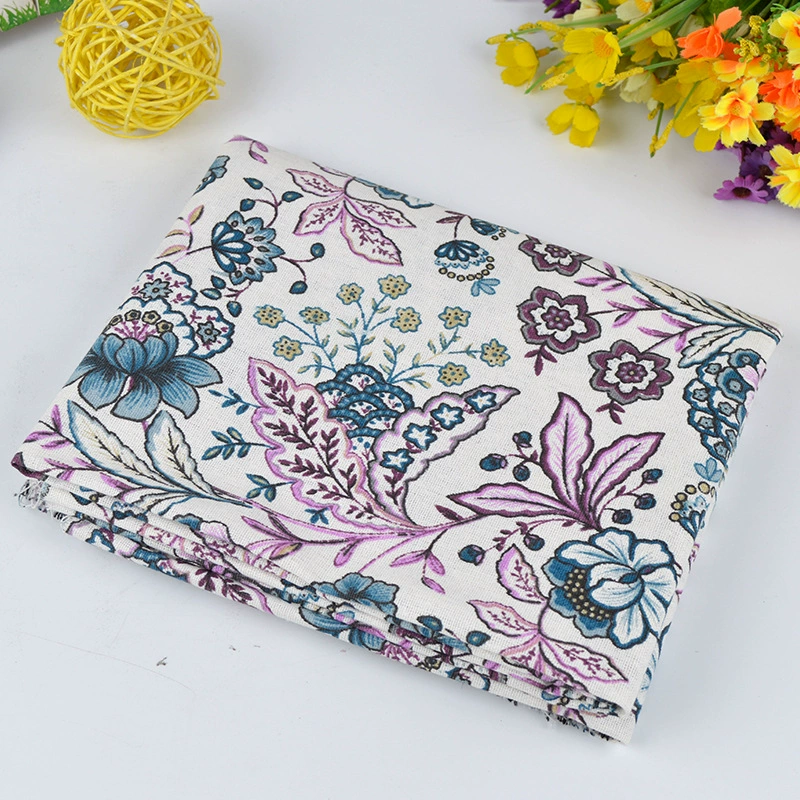 Blue cloth, sofa, cotton and linen, handmade, wholesale