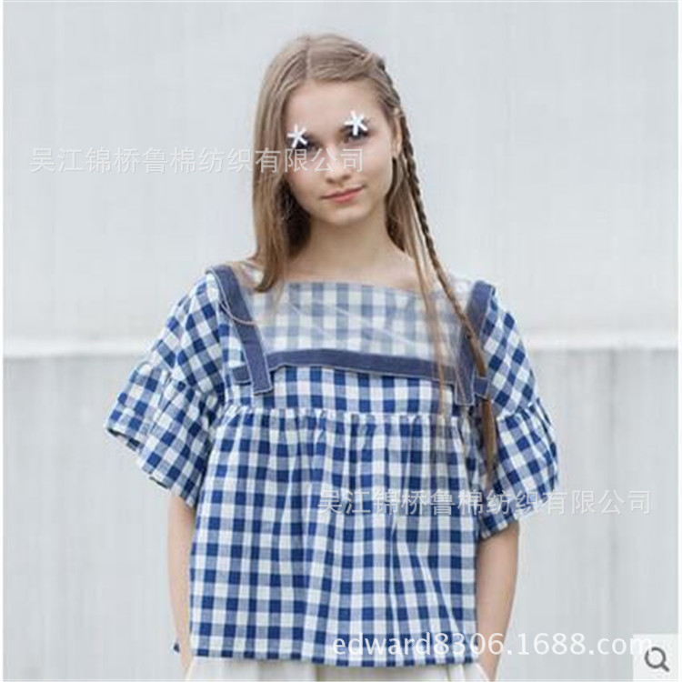 全棉色织弹力府绸40*40+40D磨毛免烫棉锦竹节仿麻布50-60/2*40d