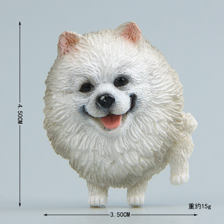 萌えタイプの世界の名犬ハチ士柯基闘牛犬模型柴犬犬年手作り冷蔵庫貼り人形磁力貼り|undefined