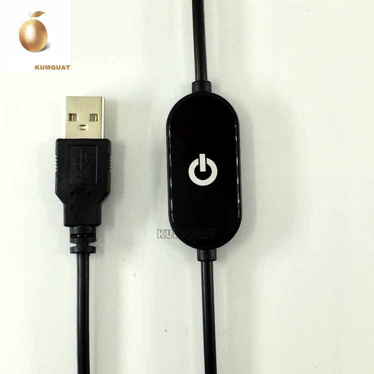 厂家直售5V灯带触摸无级调光开关线_广告灯三档触摸调光开关线