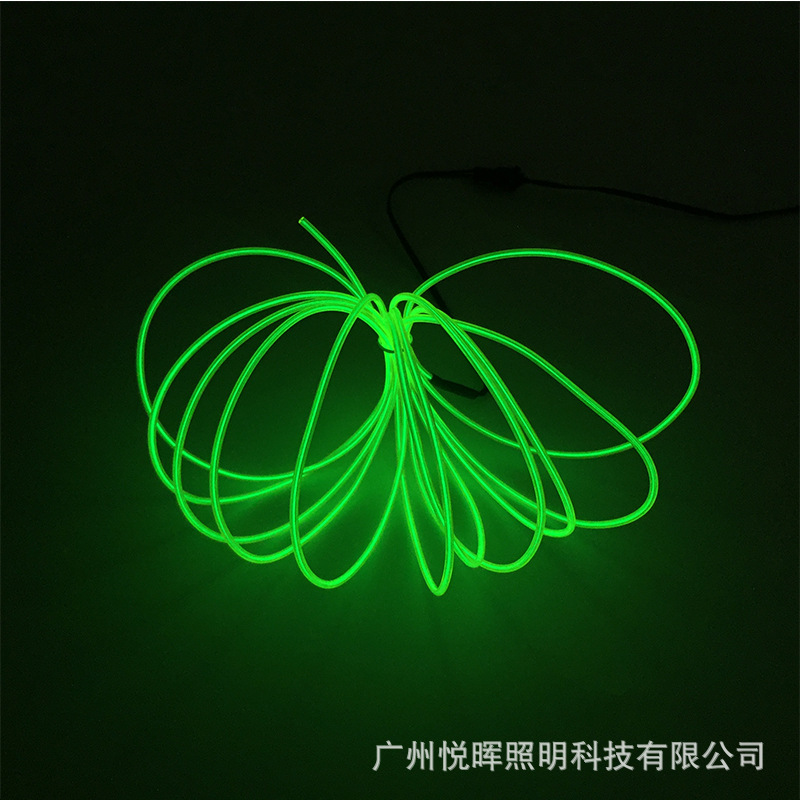 5 Interfaz VUSB 2,3mm luz fría traje 10 colores luz luminosa decoración interior DIY forma luminosa Luz