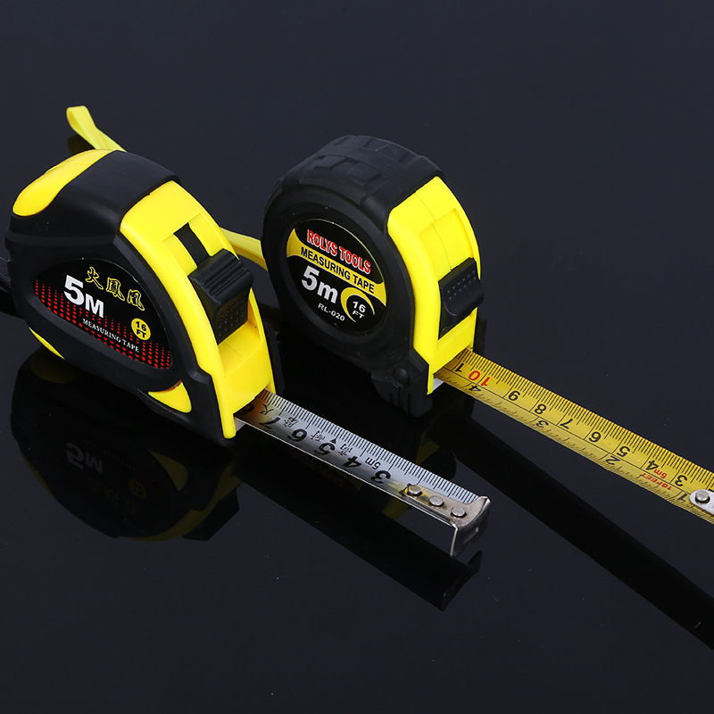 3米包胶钢卷尺批发 英斯特卷尺5米 7.5米*25mm刻度准确大凤凰量具