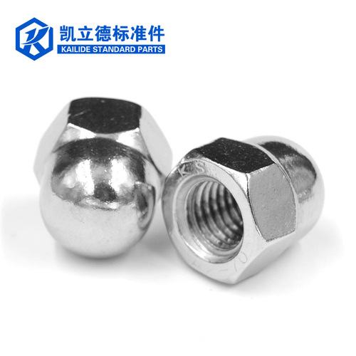 304 stainless steel cap nut/cap/decorative nut/dome nut GB923 M4-M12 cap nut