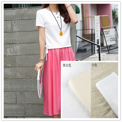 亞麻棉彈力布9*9+70D平/斜紋竹節馬丁水洗本色20*20+70d現貨芝青