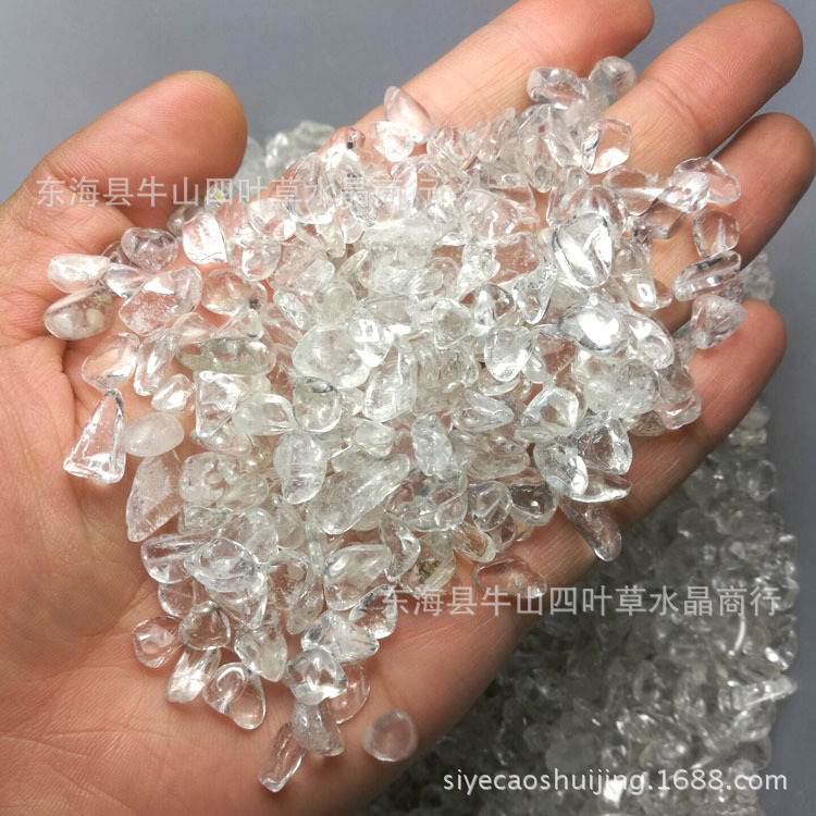 ナチュラルホワイトクリスタル砂利ホワイトクリスタル原石破片盆栽石水槽石庭の装飾卸売各 100 グラム