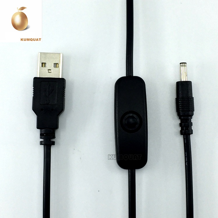 供应2A电流开关线_护眼灯开关线_5V夹子灯线上开关线
