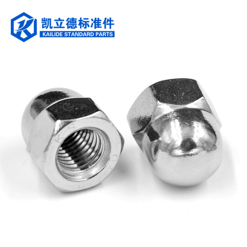 304 stainless steel cap nut/cap/decorative nut/dome nut GB923 M4-M12 cap nut