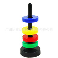Magnetic science experiment toy for preschool children, magnetic floating ring, circular magnet, magnetic educational toy